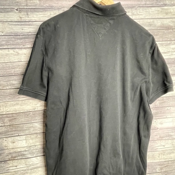 Men’s Tommy Hilfiger Black Polo (Large) - Picture 3 of 3